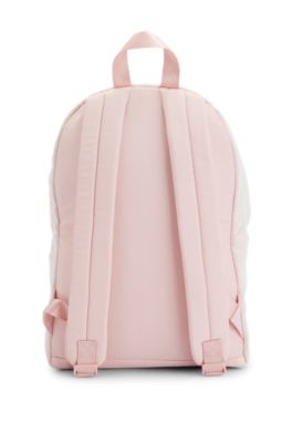 Logo Heart Coated Canvas Kids Backpack