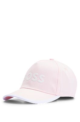 BOSS Kids cap in cotton twill with contrast logo