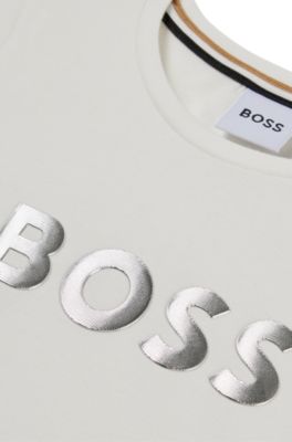 BOSS Kidswear logo-print bottle set - White