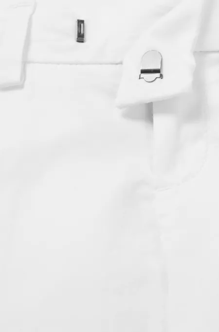 Kids' cargo-pocket shorts in cotton twill
