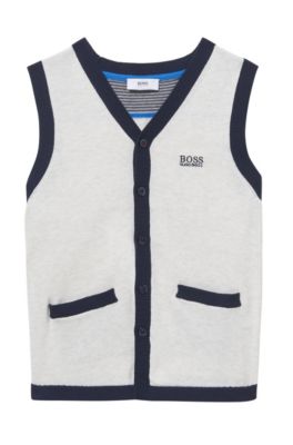 Hugo boss white vest sale