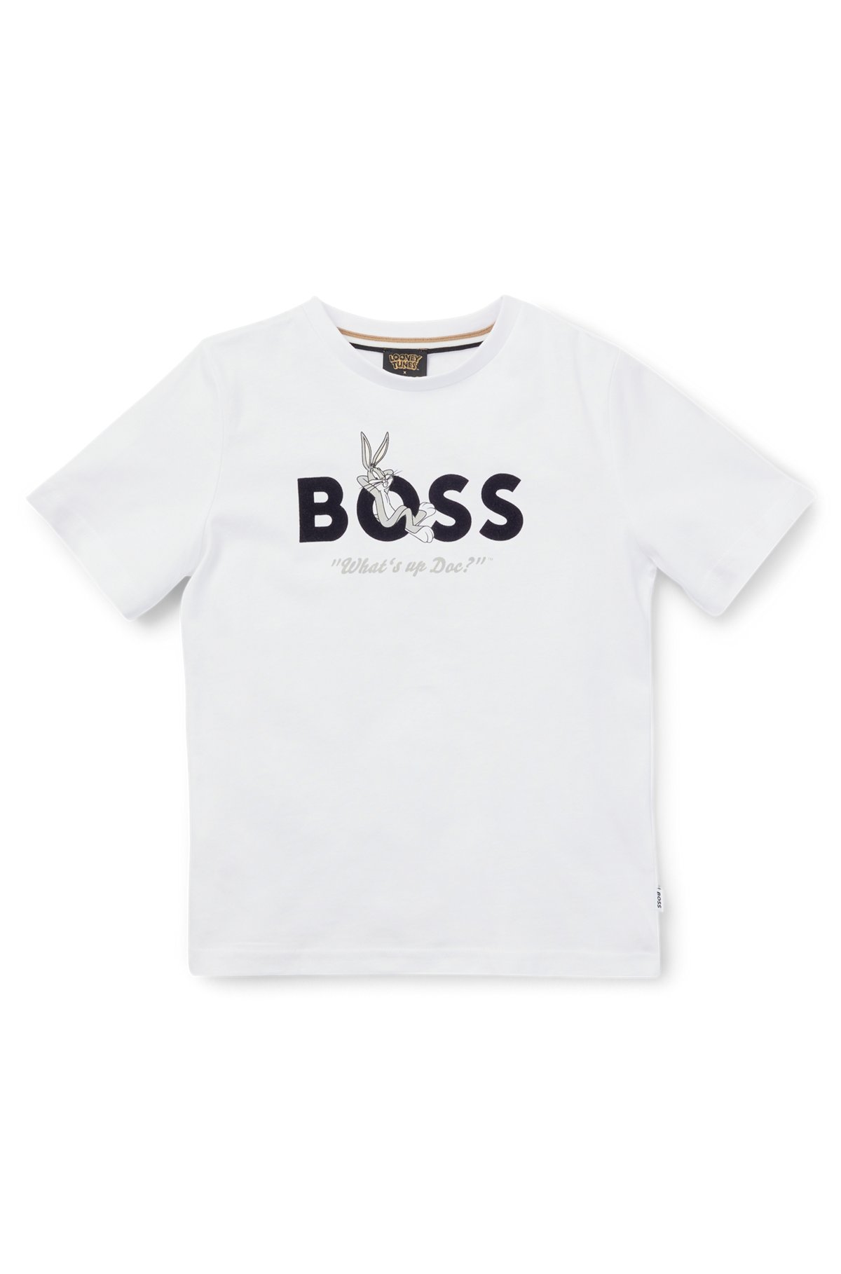 BOSS - BOSS x Looney Tunes kids\' cotton T-shirt with Bugs Bunny artwork