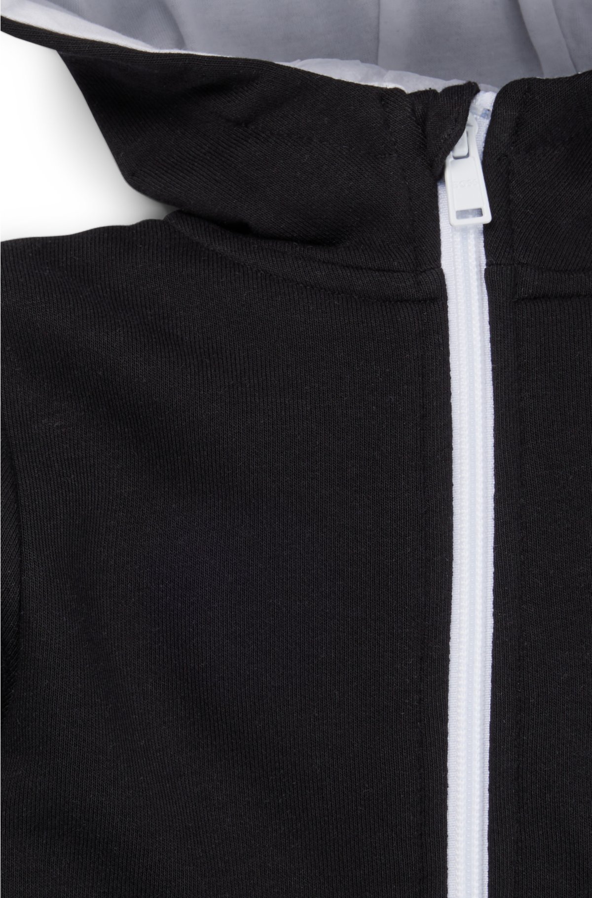 BOSS Kidswear HOODED CARDIGAN - Zip-up sweatshirt - black 