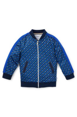 Hugo boss shop blue bomber jacket