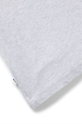 Kids' logo-artwork T-shirt in cotton jersey, Light Grey