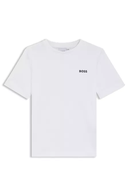 Kids' logo-print T-shirt in cotton jersey