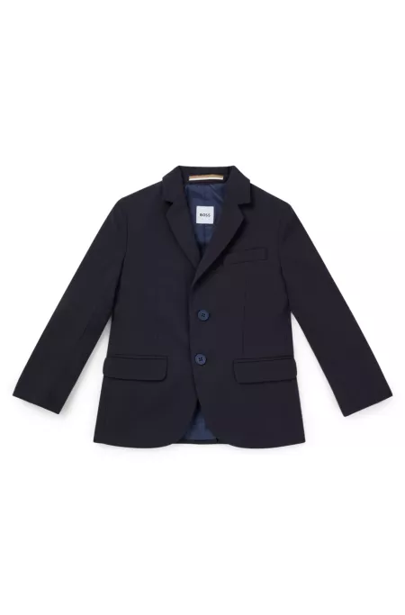 Kids' suit jacket in stretch wool