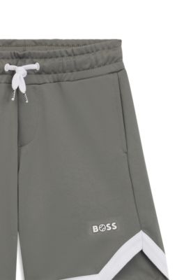 Kids' T-shirt and shorts set with branding, Patterned