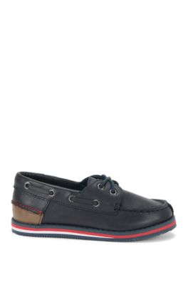 BOSS - 'J29116' | Boys Leather Boat Shoes