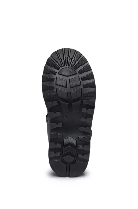 Kids' hiking-style boots in leather