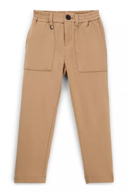 Kids' suit trousers in stretch fabric