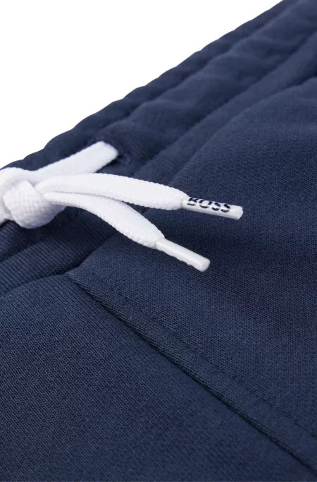 Kids' logo-print shorts in a cotton blend