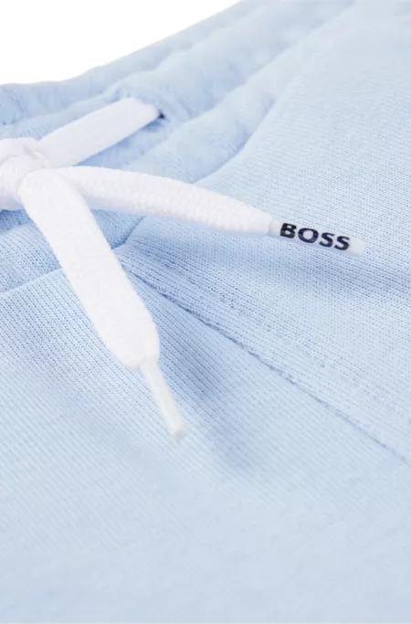 Kids' logo-print shorts in a cotton blend