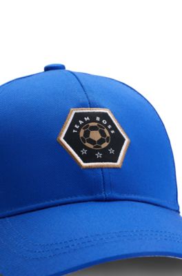 Kids' cap with signature details, Blue