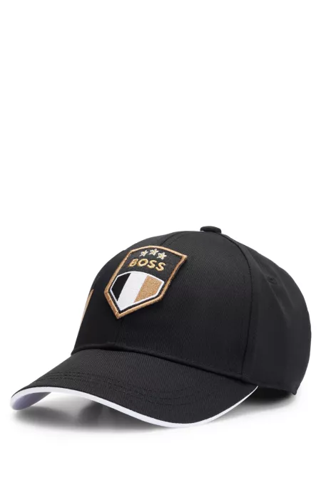 Kids' cap with signature details and colour-blocking