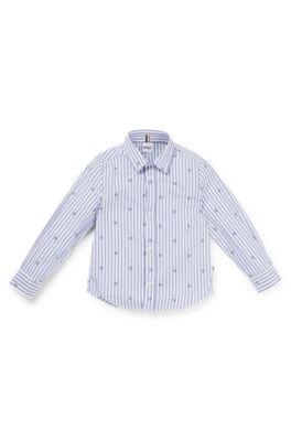 Camisa regular fit para ni&ntilde;os en algod&oacute;n con monogramas Double B, Fantas&iacute;a