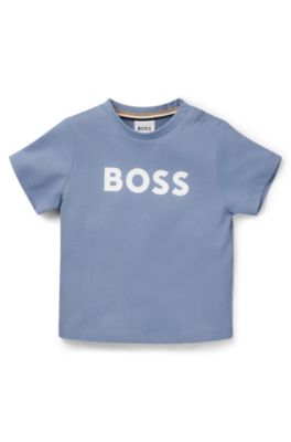 Kids' T-Shirt In Cotton With Logo Print- Men's Boys Size