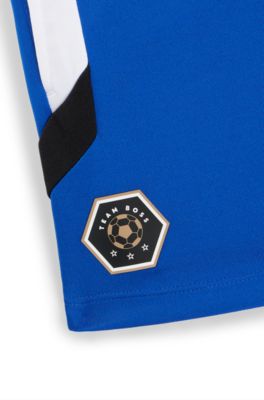 Kids' shorts with signature details, Blue