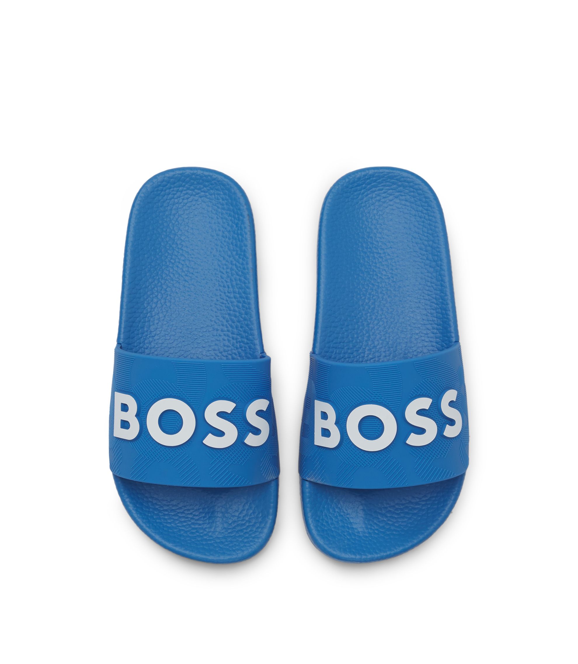 Hugo Boss Slides. Size 11. hugo boss Mens Blue Rubber Slides Sandals Size 11 | eBay main image 3