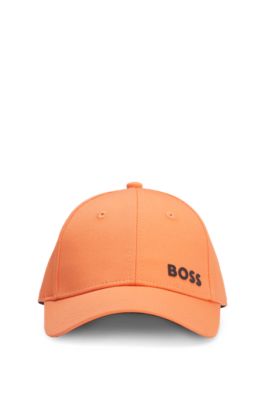 Kids' cap with contrast logo print