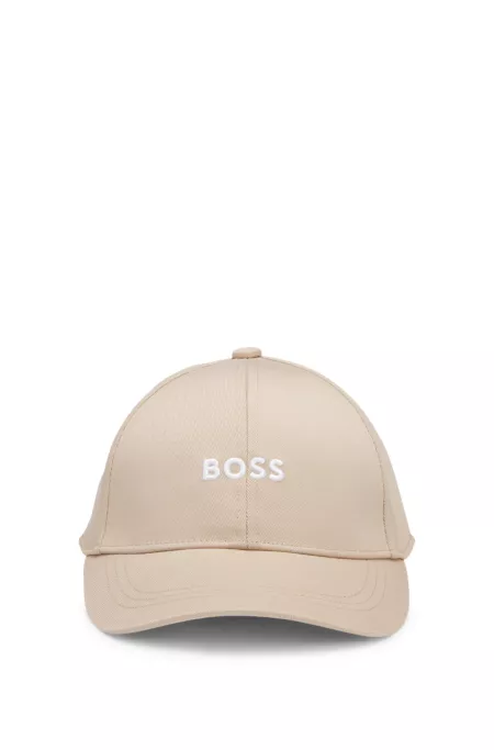 Kids' embroidered-logo cap in twill