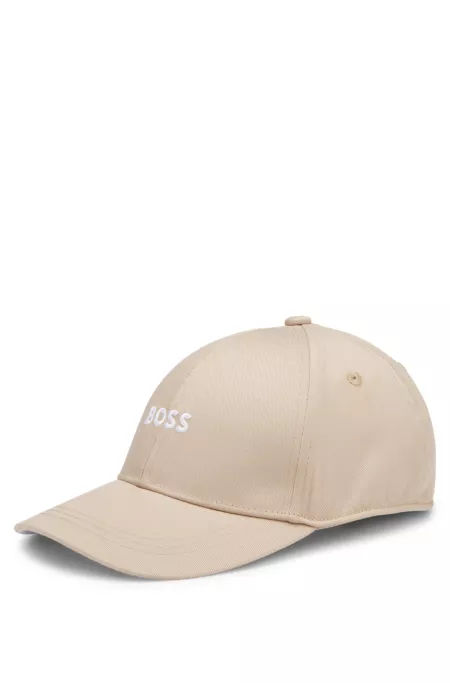 Kids' embroidered-logo cap in twill