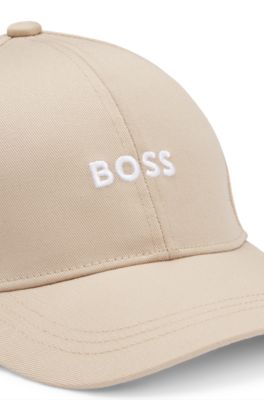 Gorra para ni&ntilde;os de sarga con logo bordado, Beige