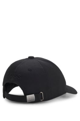 Kids' cap with embroidered logo, Black