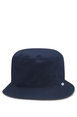Gorro de pescador para ni&ntilde;os de algod&oacute;n con monograma Double&nbsp;B, Azul oscuro