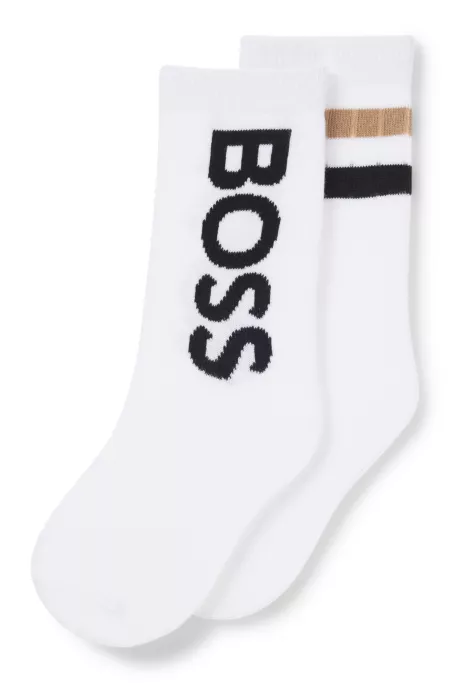 Two-pack of kids' socks in a cotton blend