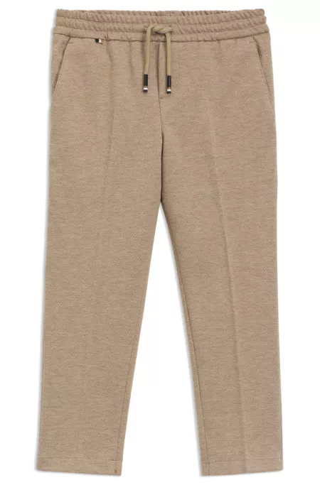 Kids' suit trousers in stretch fabric
