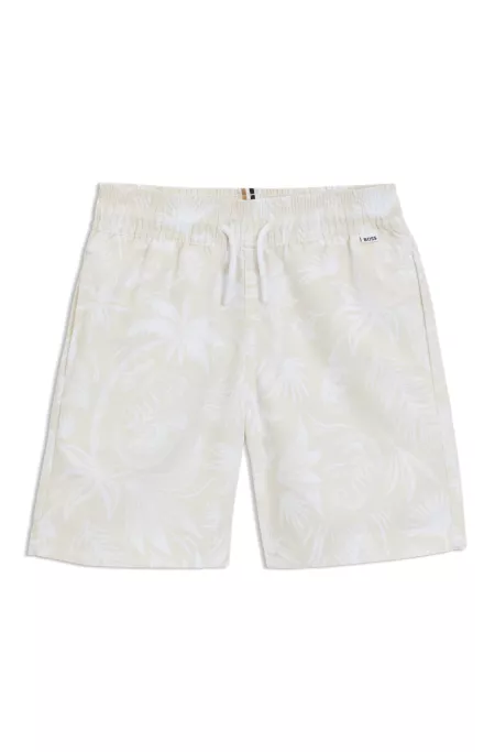 Kids' swim shorts with all-over print