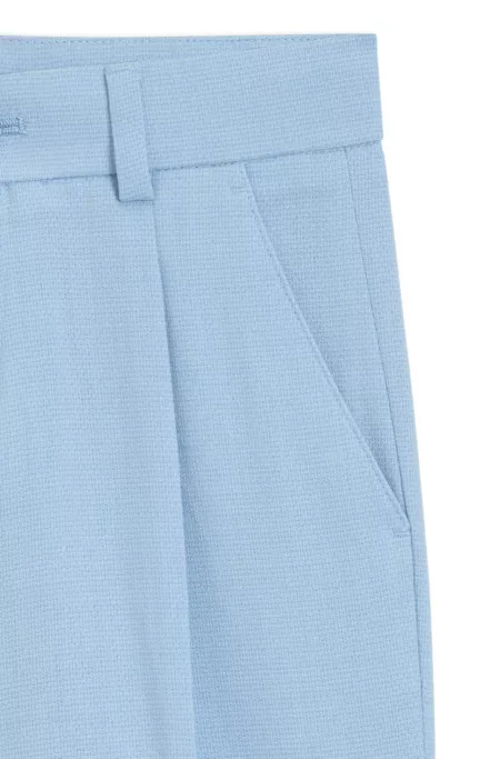 Kids' suit trousers in stretch fabric