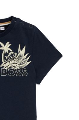 Kids' T-shirt and shorts in a cotton blend, Assorted-Pre-Pack