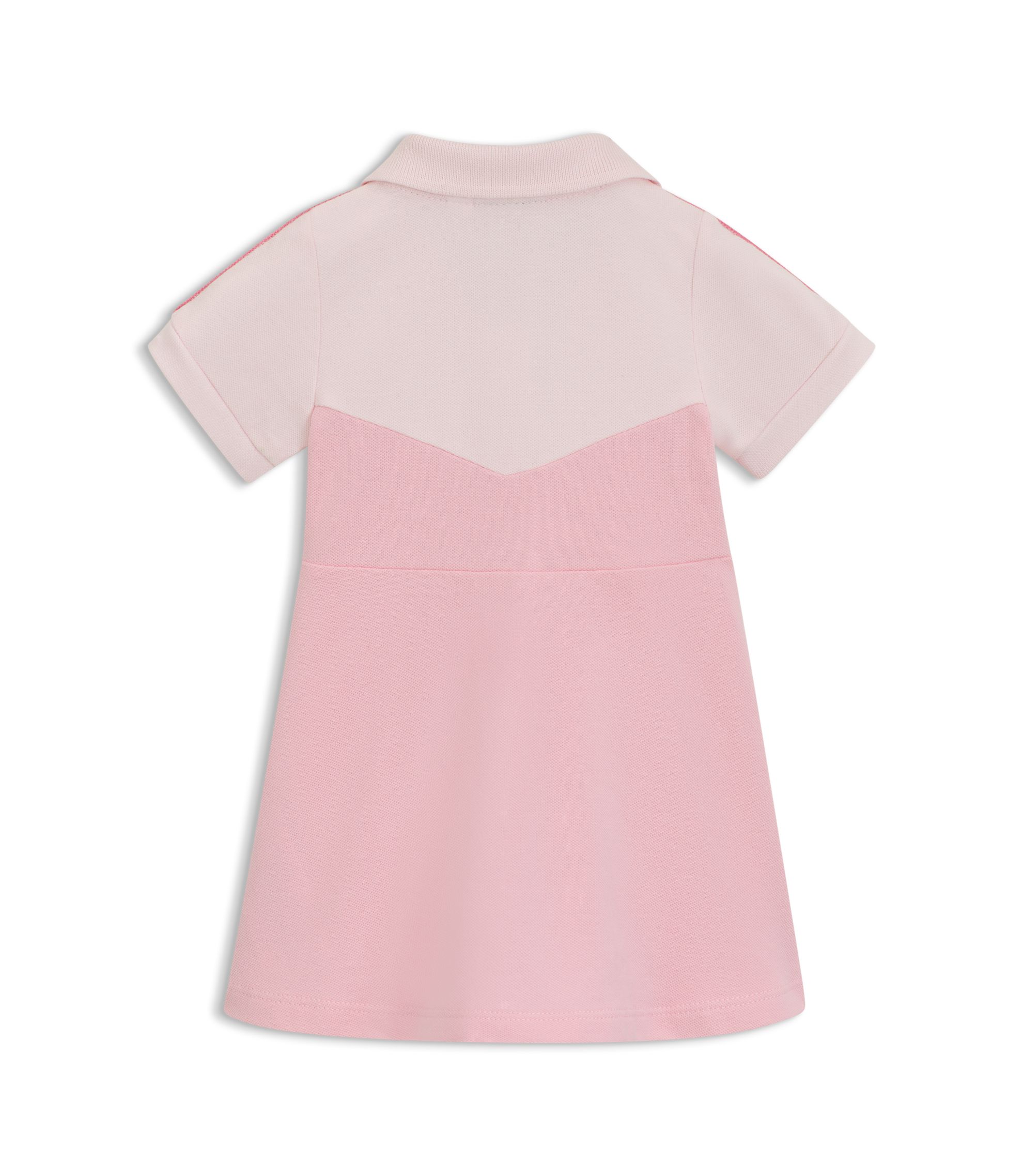 BOSS Baby Girls Logo Polo Dress in Pink