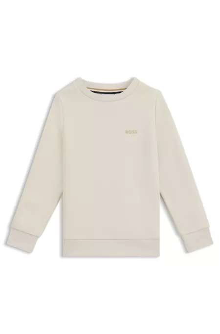 Kids' logo-print sweatshirt in a cotton blend
