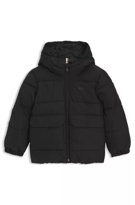 Kids' jacket with logo print
