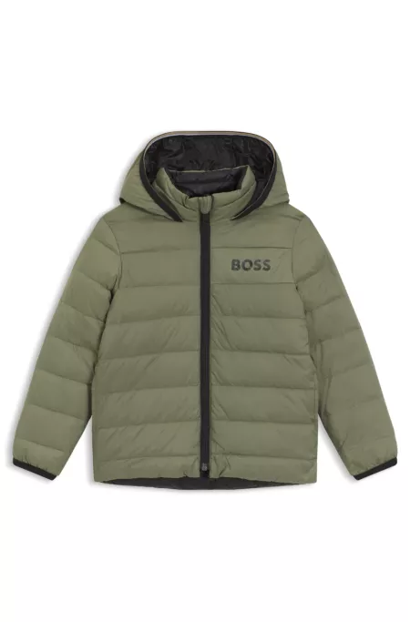 Kids' reversible jacket with down filling