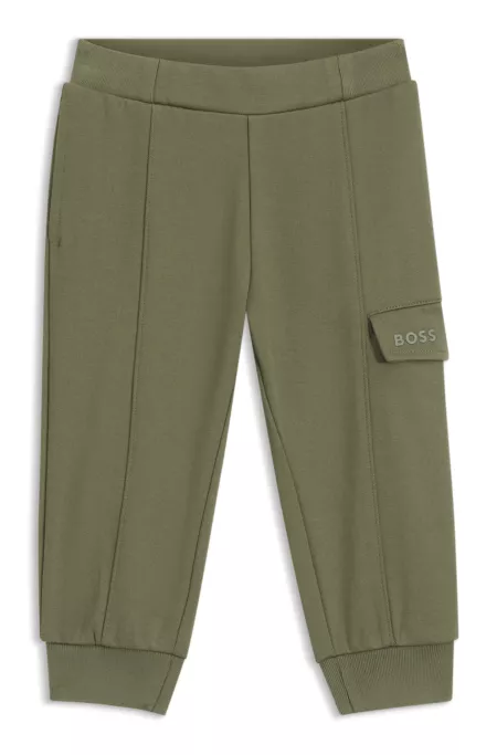 Kids' trousers in stretch piqué