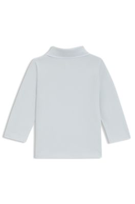 Kids' polo shirt in cotton piqu&eacute;, Light Blue