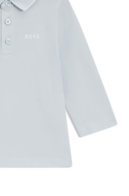 Kids' polo shirt in cotton piqu&eacute;, Light Blue