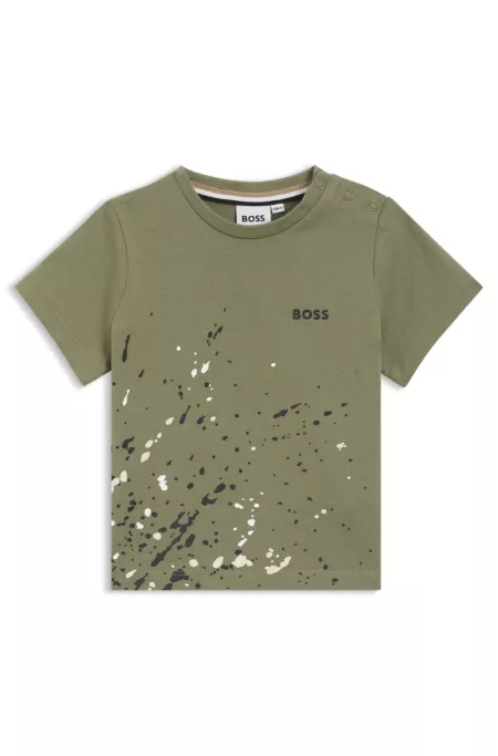 Kids' printed-artwork T-shirt in cotton jersey