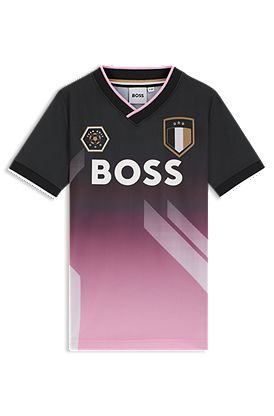 Kids' logo-print T-shirt in stretch jersey