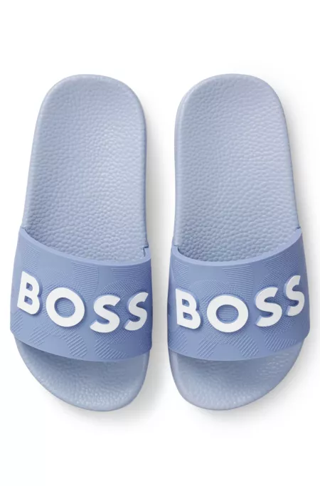 Kids' slides with contrast logo
