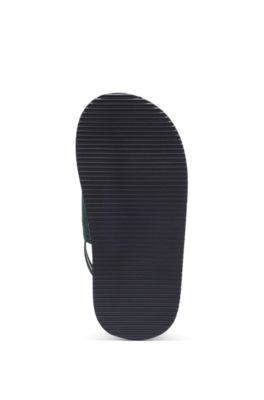 Sandalias para ni&ntilde;os con logo estampado, Verde