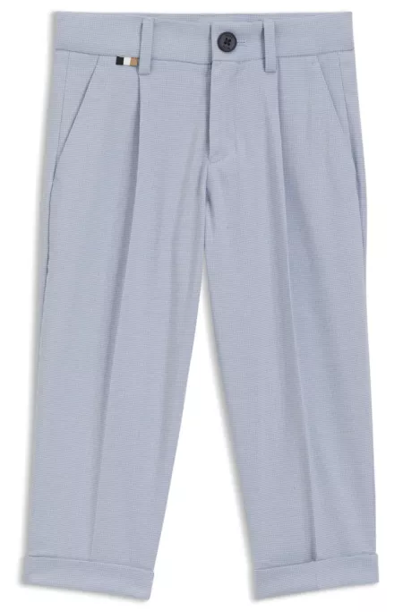Kids' suit pants in stretch fabric