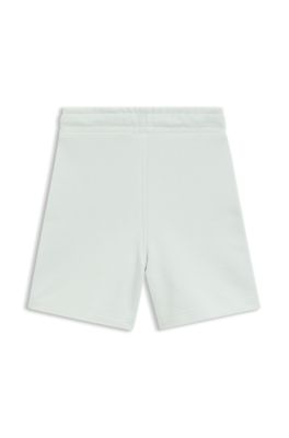 Shorts para ni&ntilde;os de forro polar con etiqueta con logo, Cal