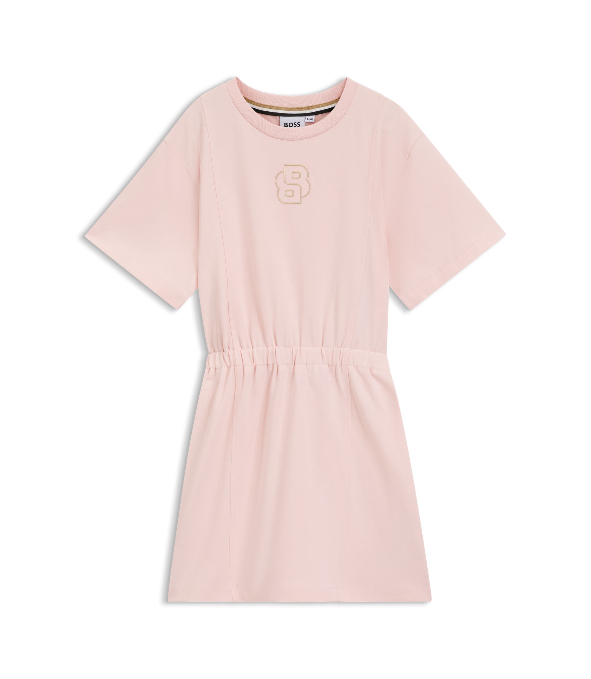 boss dress pink BOSS - Fitted Waist dress - pink - Girl