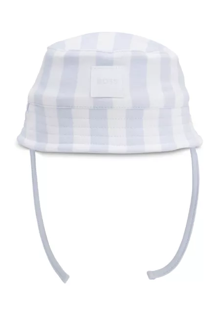 Baby reversible cotton bucket hat