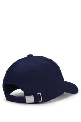 Kids' cap with a soccer-themed print, Dark Blue